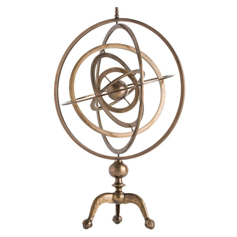  Arteriors DD2063 Copernicus 33 Inch Tall Armillary Antique Brass Home Sale $3120.00 ITEM#: 2990883 MODEL# :DD2063 UPC#: 796505208675 : 