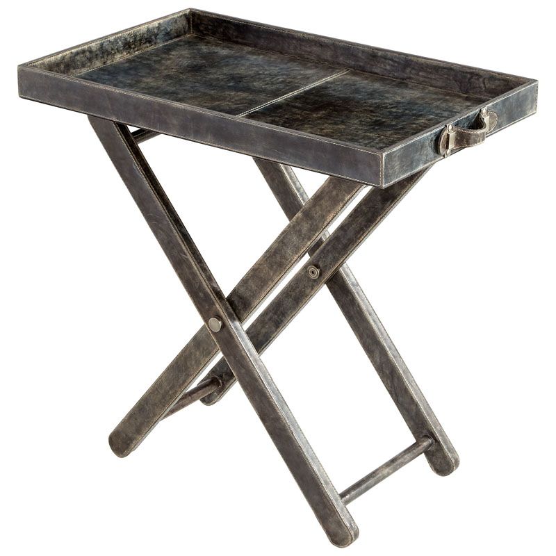  Cyan Design Maitre D Tray Table Maitre D´ 17 Inch Wide Wood and Metal Sale $1235.00 ITEM#: 2868595 MODEL# :8033 UPC#: 190808004239 : 