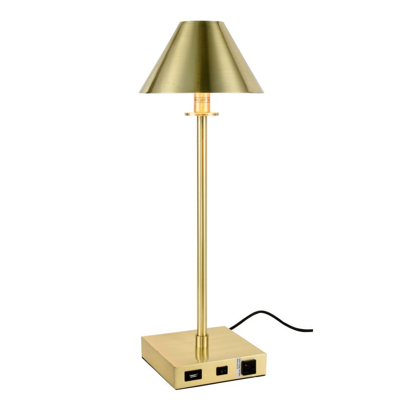 Elegant Lighting TL3004 Brio 25" Tall 1 Light Buffet Style Desk Lamp